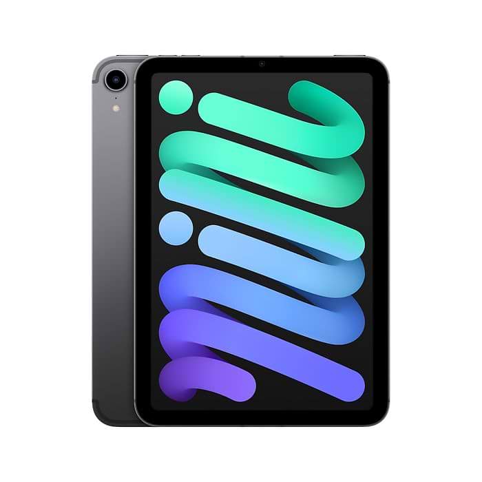 טאבלט Apple iPad Mini 2021 8.3'' 256GB WiFi + Cellular - צבע אפור חלל שנה אחריות עי היבואן הרשמי 