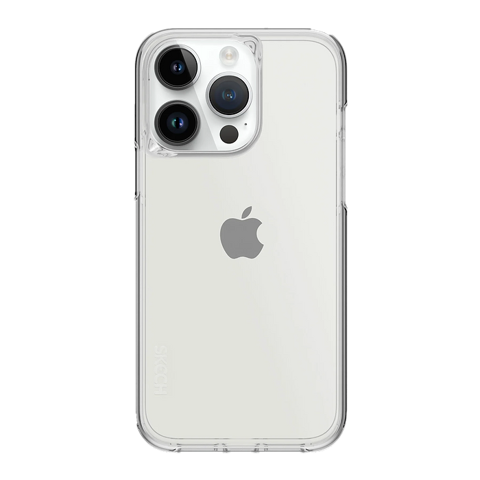 כיסוי Skech ל Apple iPhone Pro 14 דגם Duo - צבע שקוף אחריות לשנה עי היבואן הרשמי