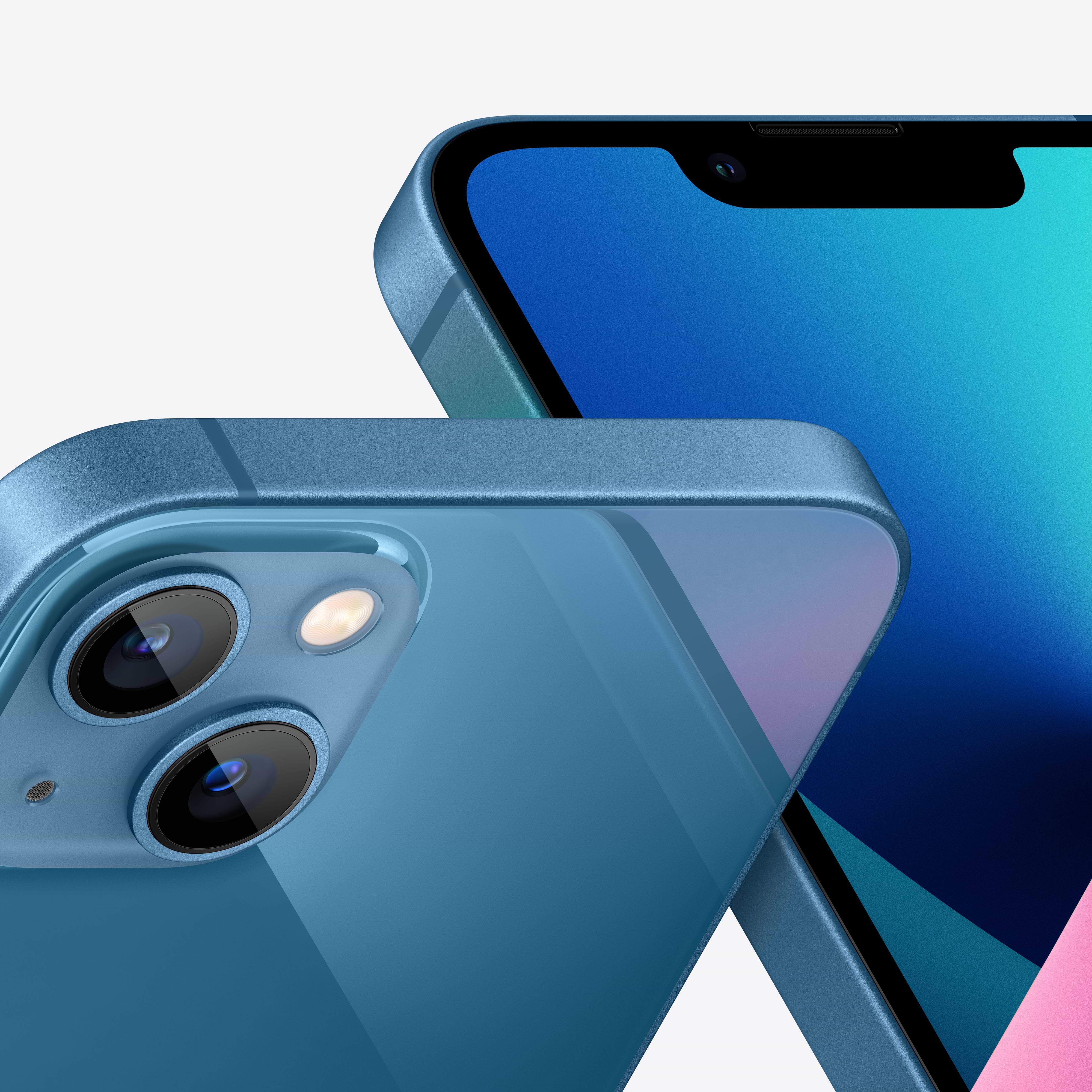 סמארטפון Apple iPhone 13 512GB - צבע כחול שנה אחריות ע