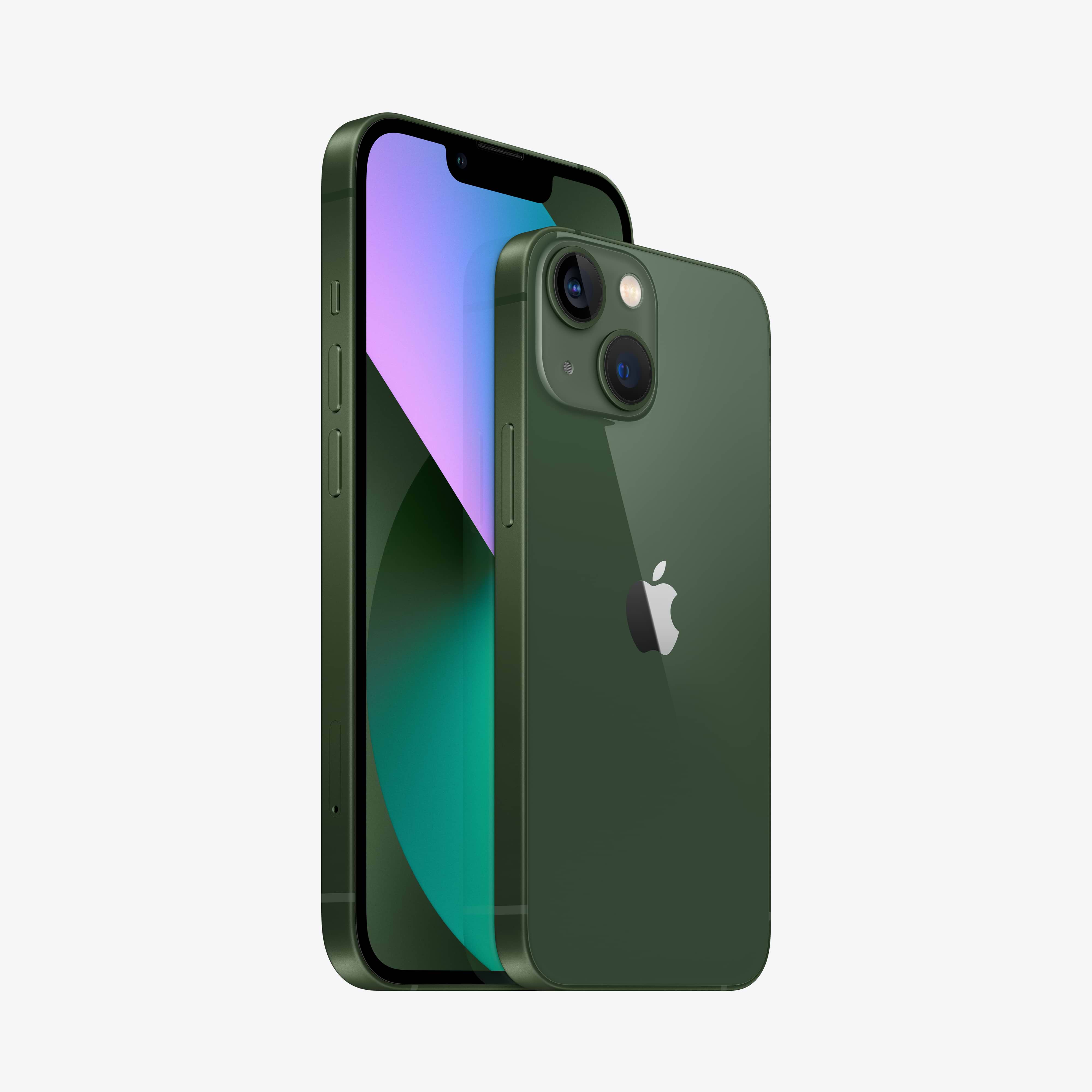 סמארטפון Apple iPhone 13 512GB - צבע ירוק שנה אחריות ע