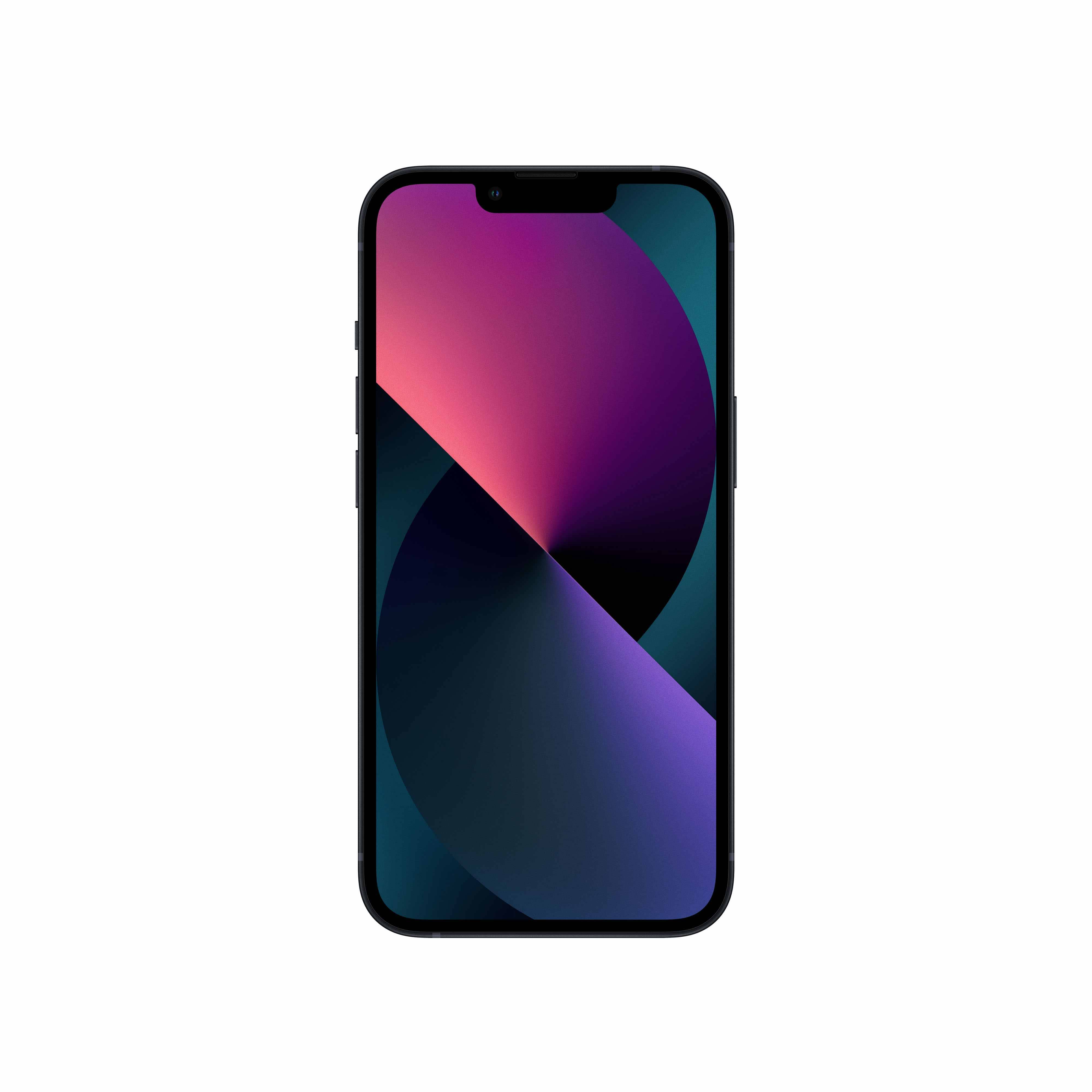 סמארטפון Apple iPhone 13 128GB - צבע שחור חצות שנה אחריות ע