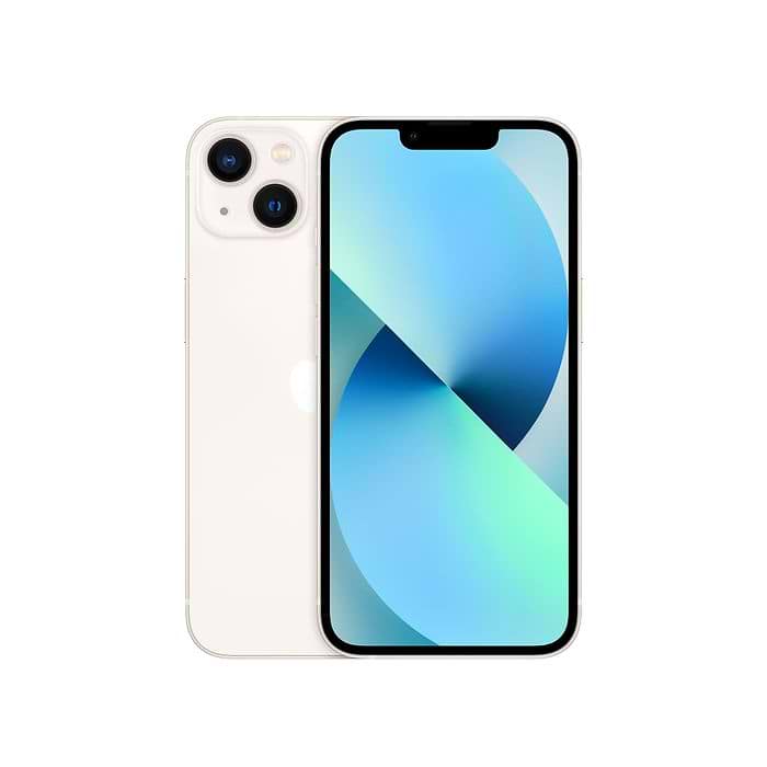 סמארטפון Apple iPhone 13 128GB - צבע אור כוכבים שנה אחריות עי היבואן הרשמי 
