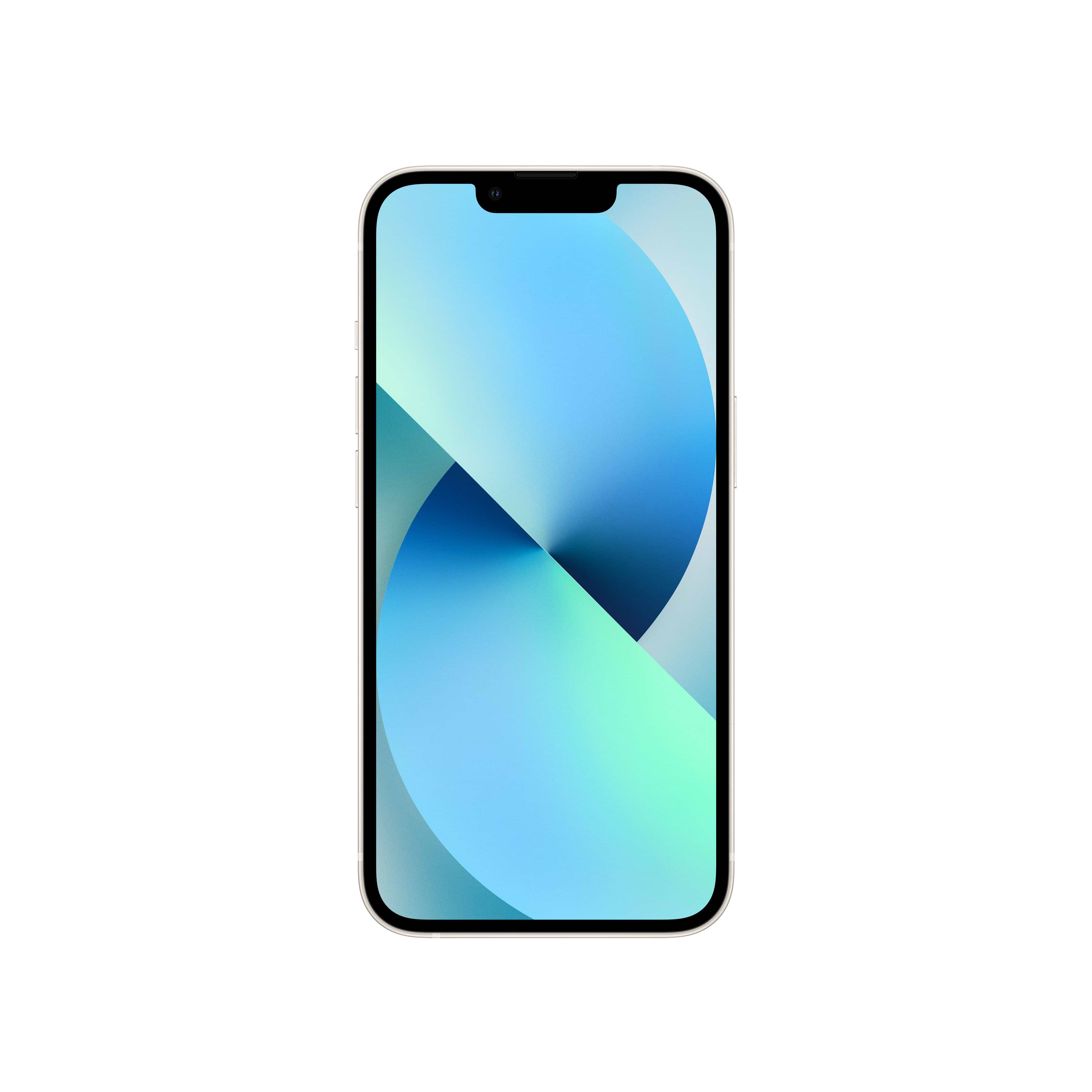 סמארטפון Apple iPhone 13 128GB - צבע אור כוכבים שנה אחריות ע