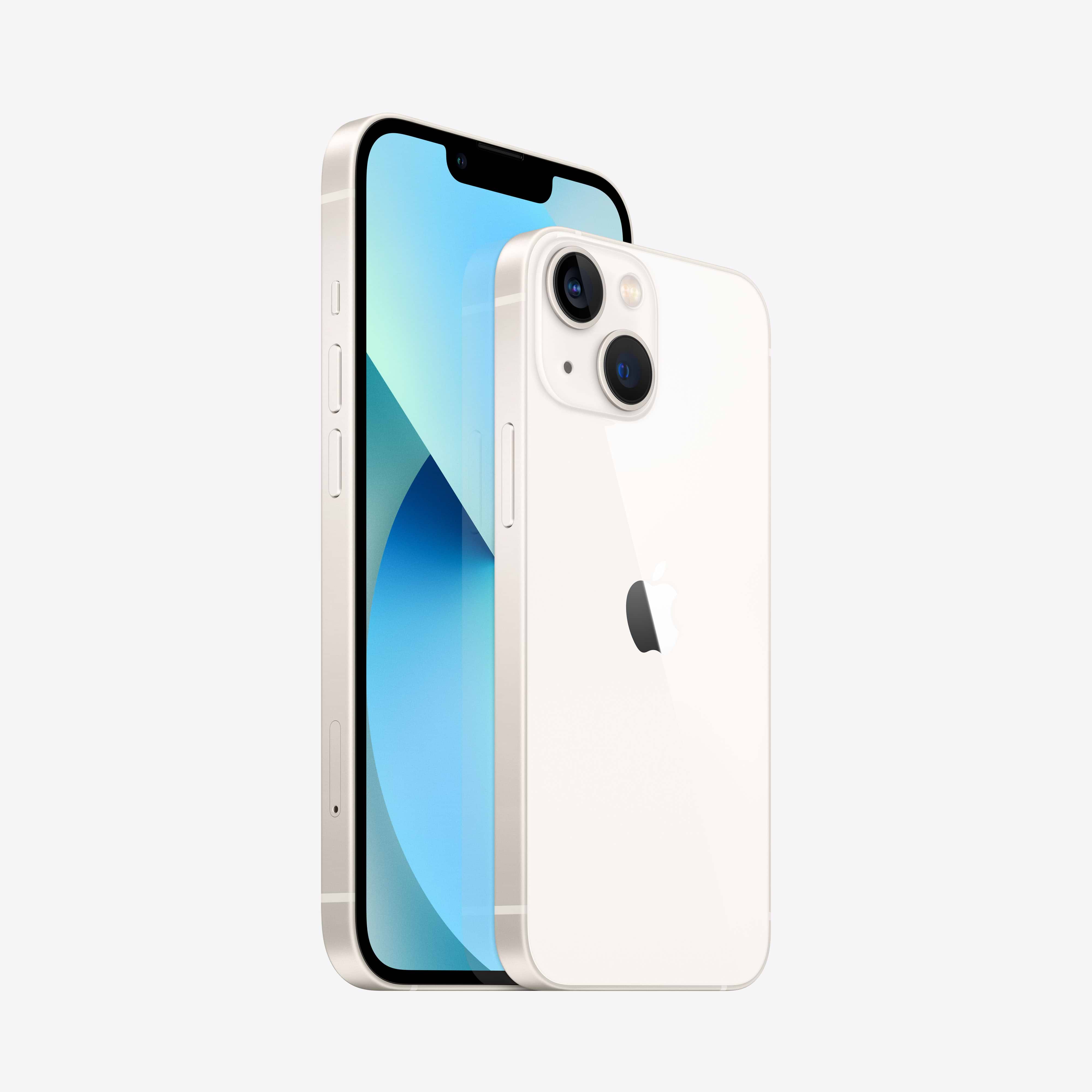 סמארטפון Apple iPhone 13 128GB - צבע אור כוכבים שנה אחריות ע