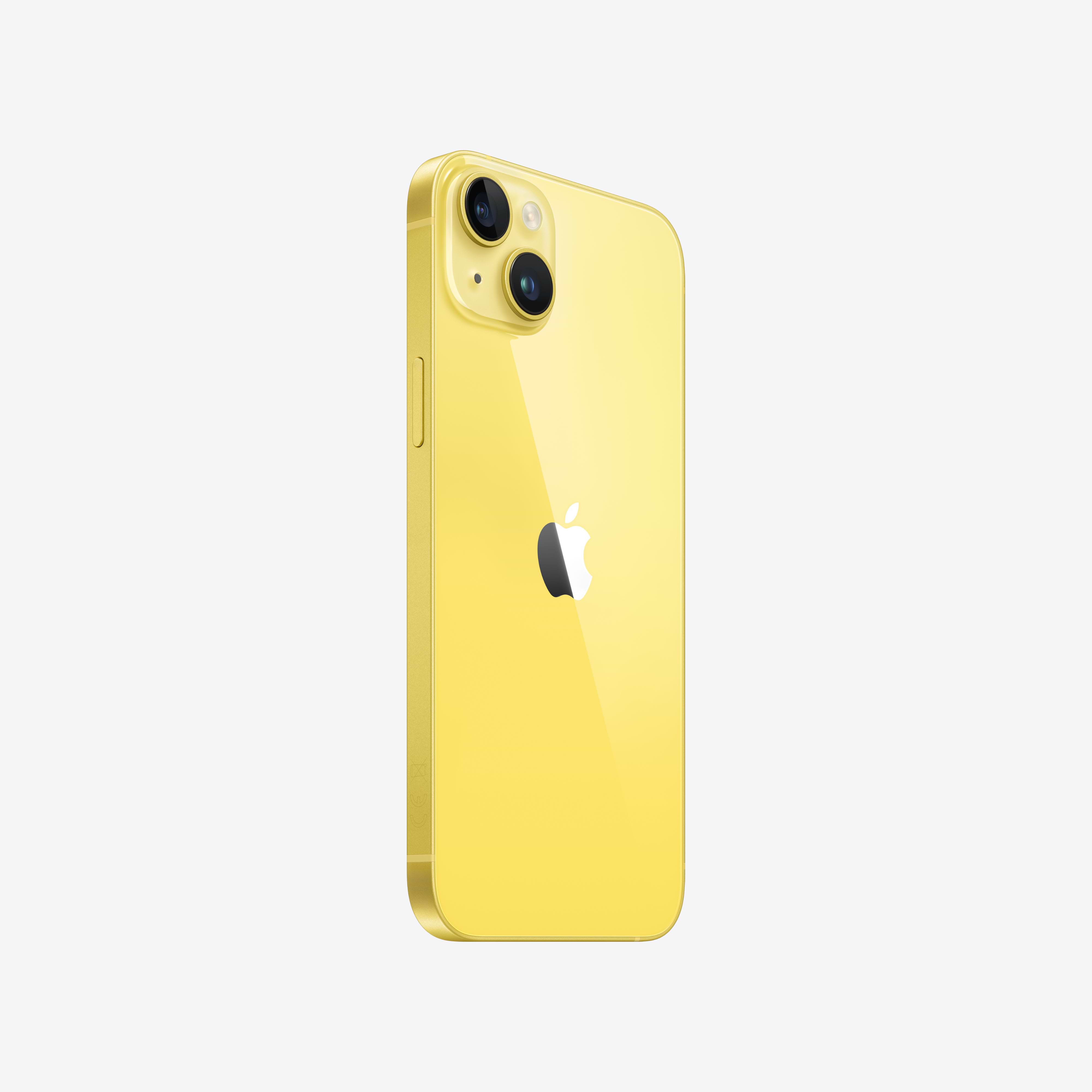 סמארטפון Apple iPhone 14 Plus 512GB - צבע צהוב אחריות ע