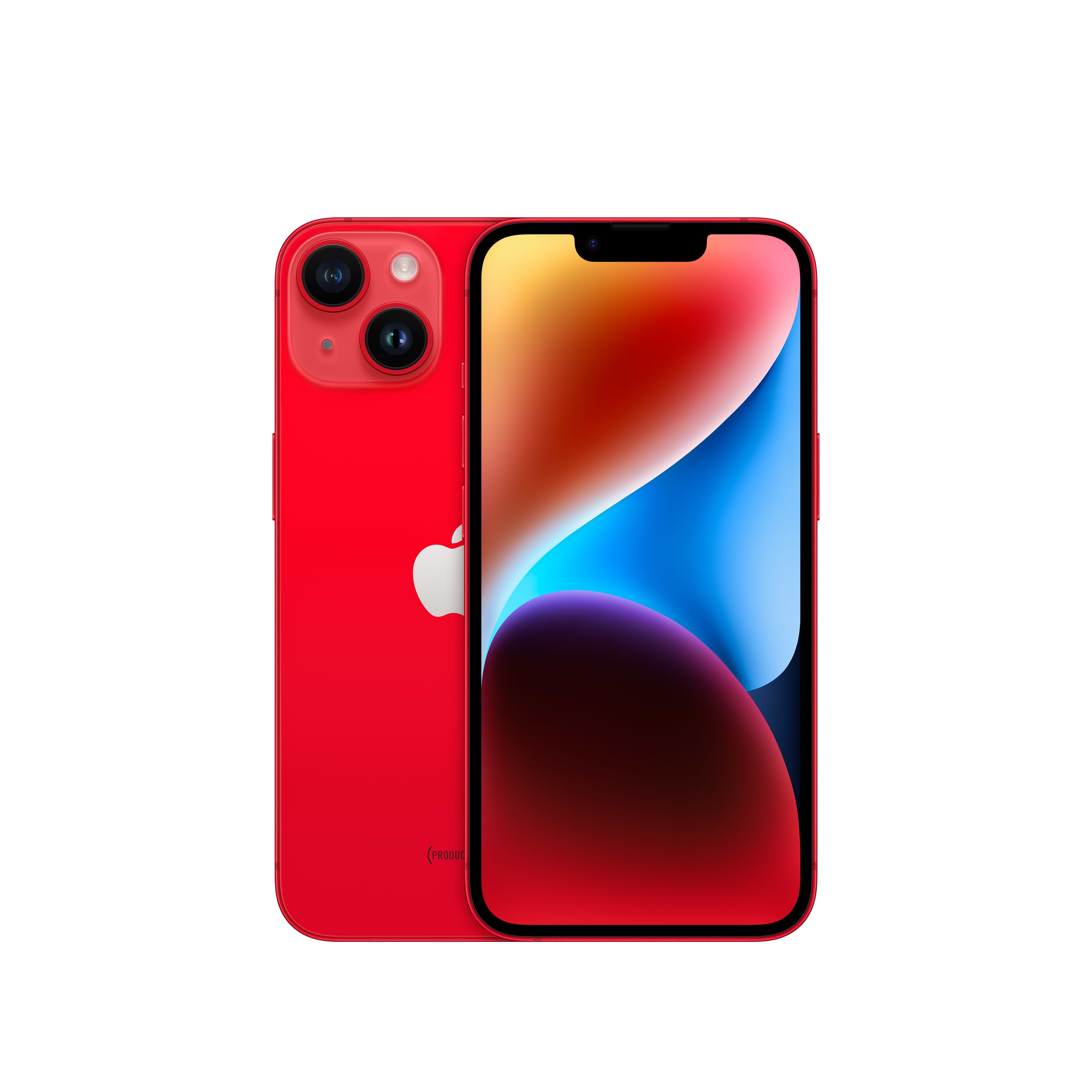 סמארטפון Apple iPhone 14 512GB - צבע אדום שנה אחריות ע