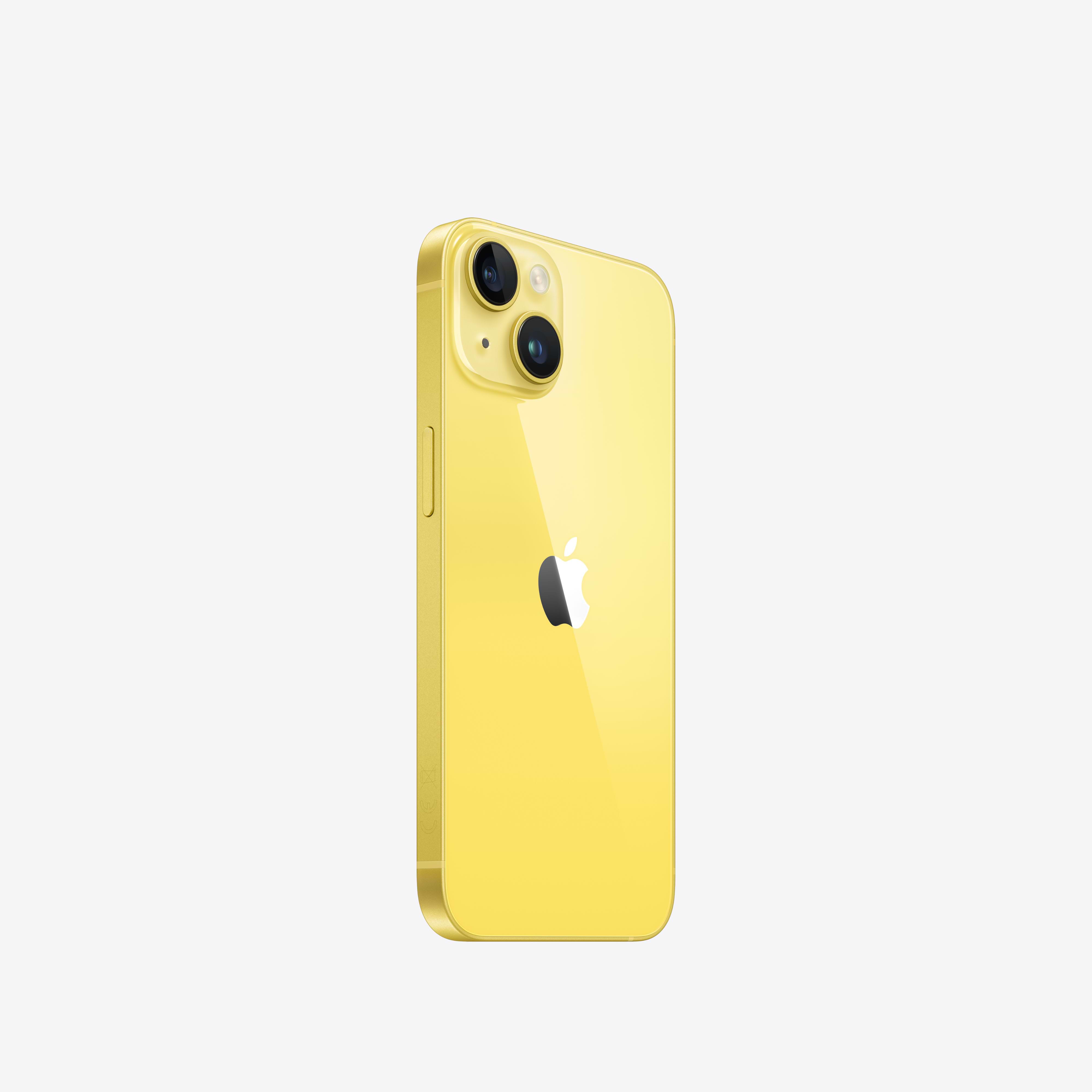 טלפון סלולרי Apple iPhone 14 512GB -  צבע צהוב שנה אחריות ע