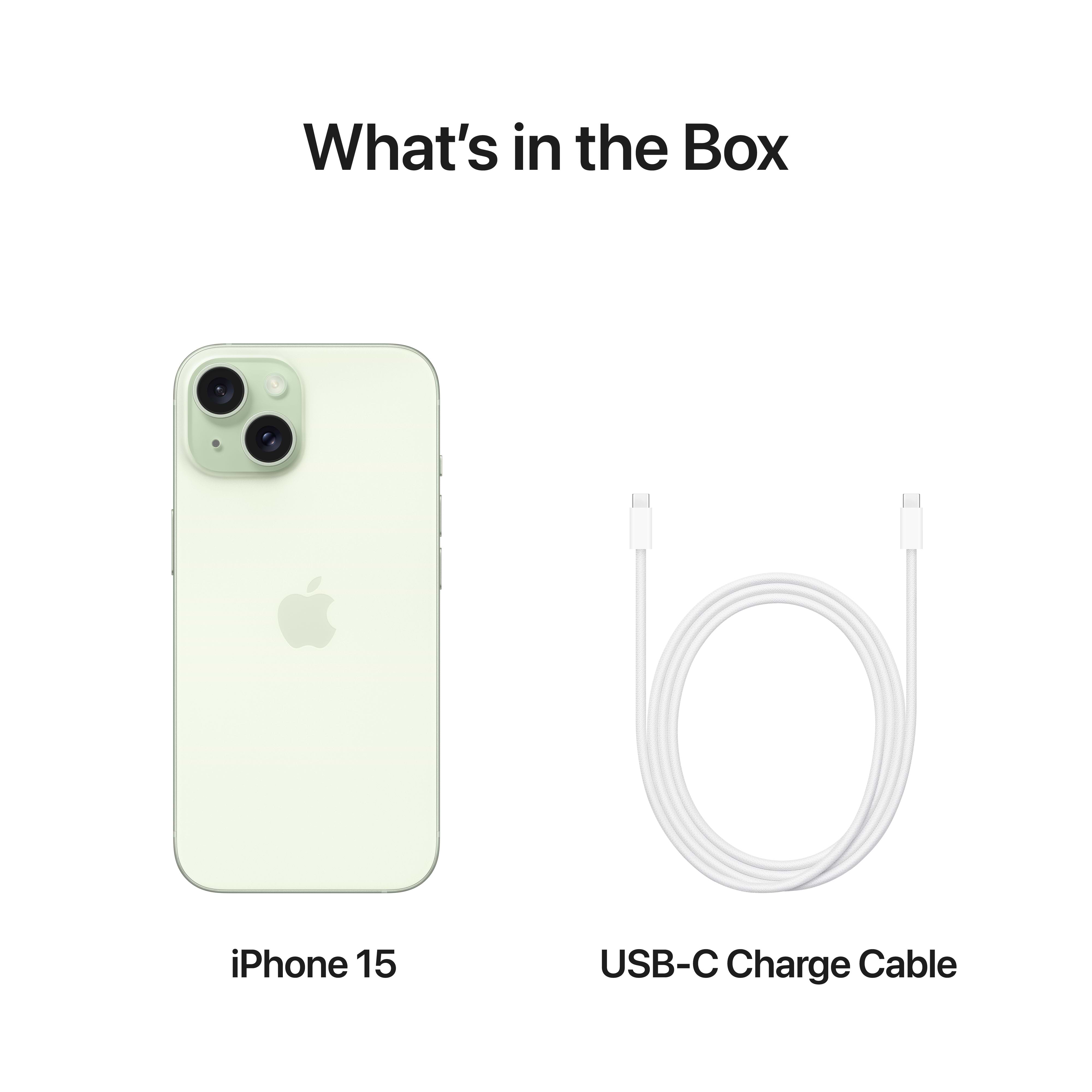 טלפון סלולרי Apple iPhone 15 Plus 128GB - צבע ירוק שנה אחריות ע״י היבואן הרשמי
