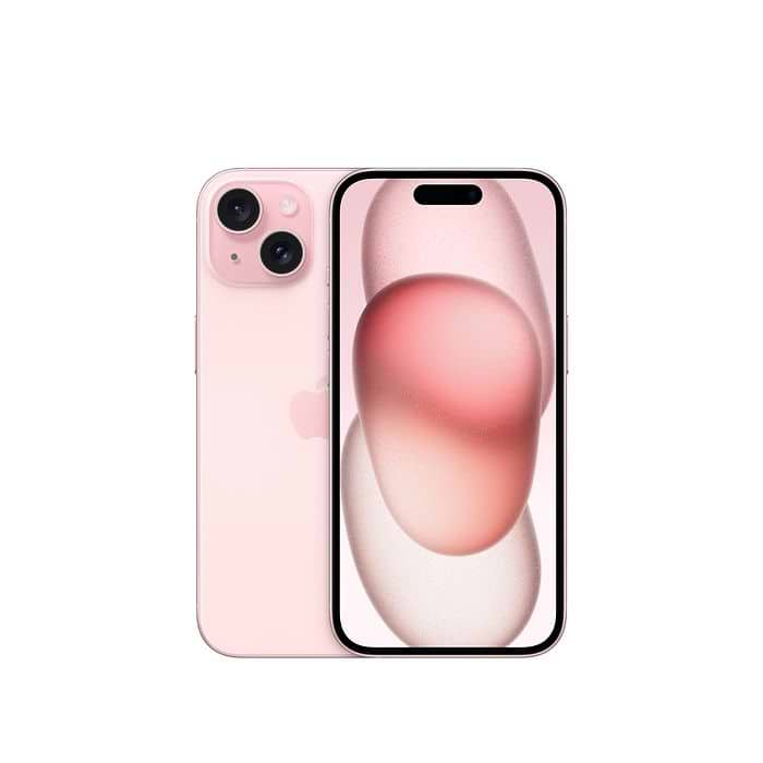 טלפון סלולרי Apple iPhone 15 Plus 128GB - צבע ורוד שנה אחריות ע״י היבואן הרשמי