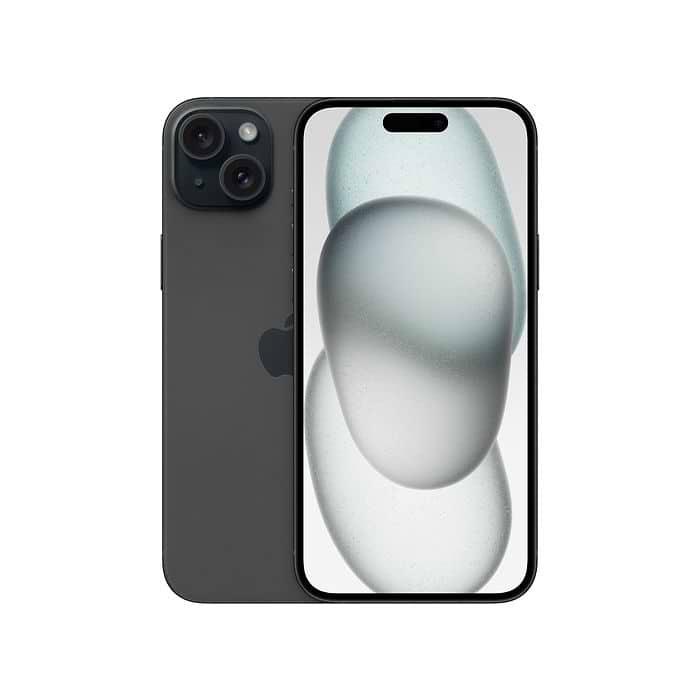 סמארטפון Apple iPhone 15 Plus 256GB - צבע שחור שנה אחריות ע״י היבואן הרשמי 