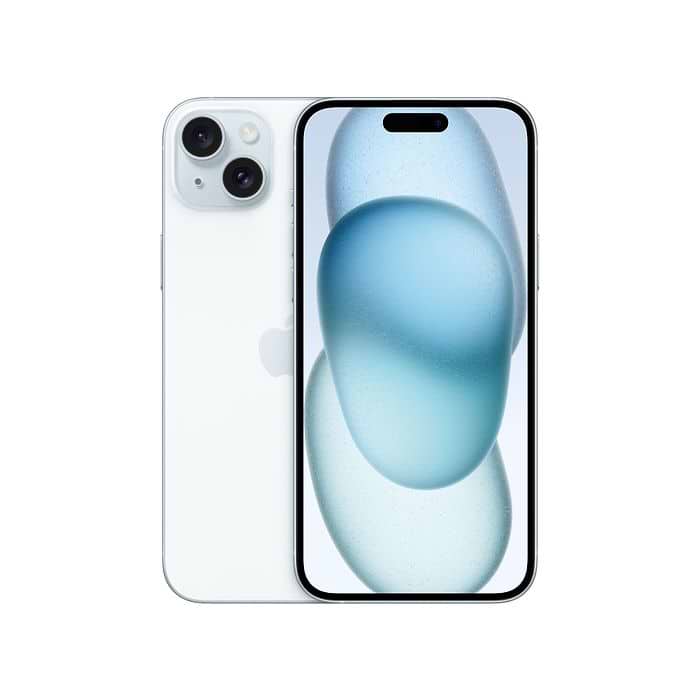 סמארטפון Apple iPhone 15 Plus 256GB - צבע כחול שנה אחריות ע״י היבואן הרשמי 