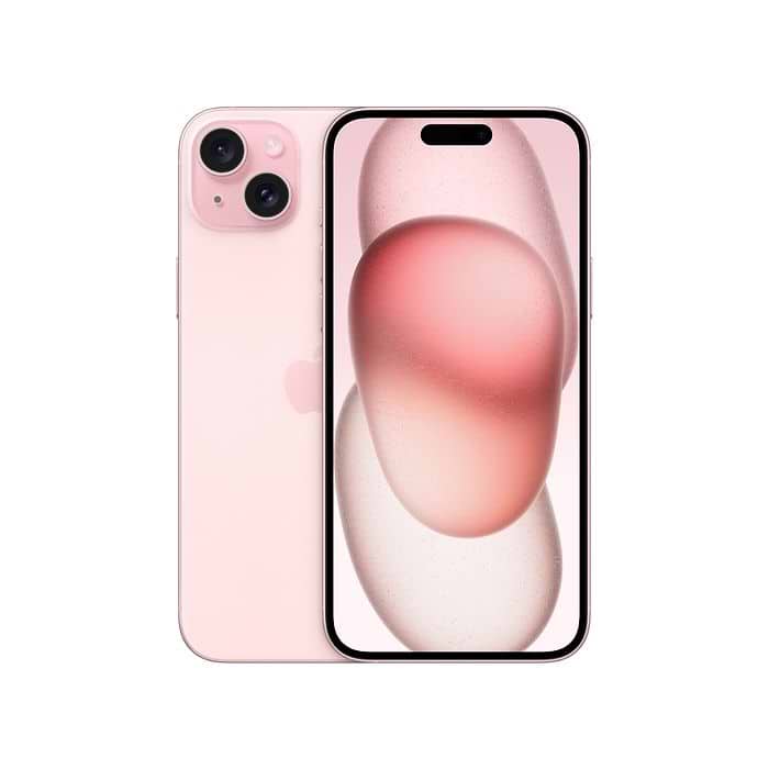 סמארטפון Apple iPhone 15 Plus 256GB - צבע ורוד שנה אחריות ע״י היבואן הרשמי 