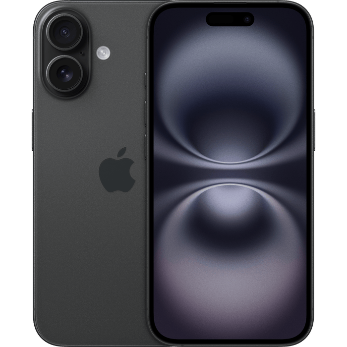 סמארטפון Apple iPhone 16 256GB - צבע שחור שנה אחריות ע״י היבואן הרשמי