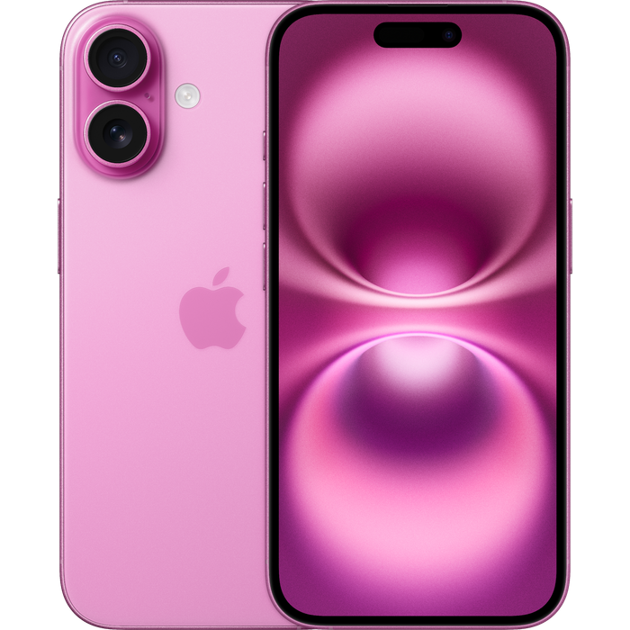 סמארטפון Apple iPhone 16 256GB - צבע ורוד שנה אחריות ע״י היבואן הרשמי