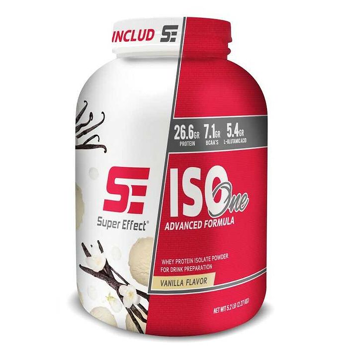אבקת חלבון 1.8 ק''ג - Super Effect ISO One בטעם וניל אור ספורט