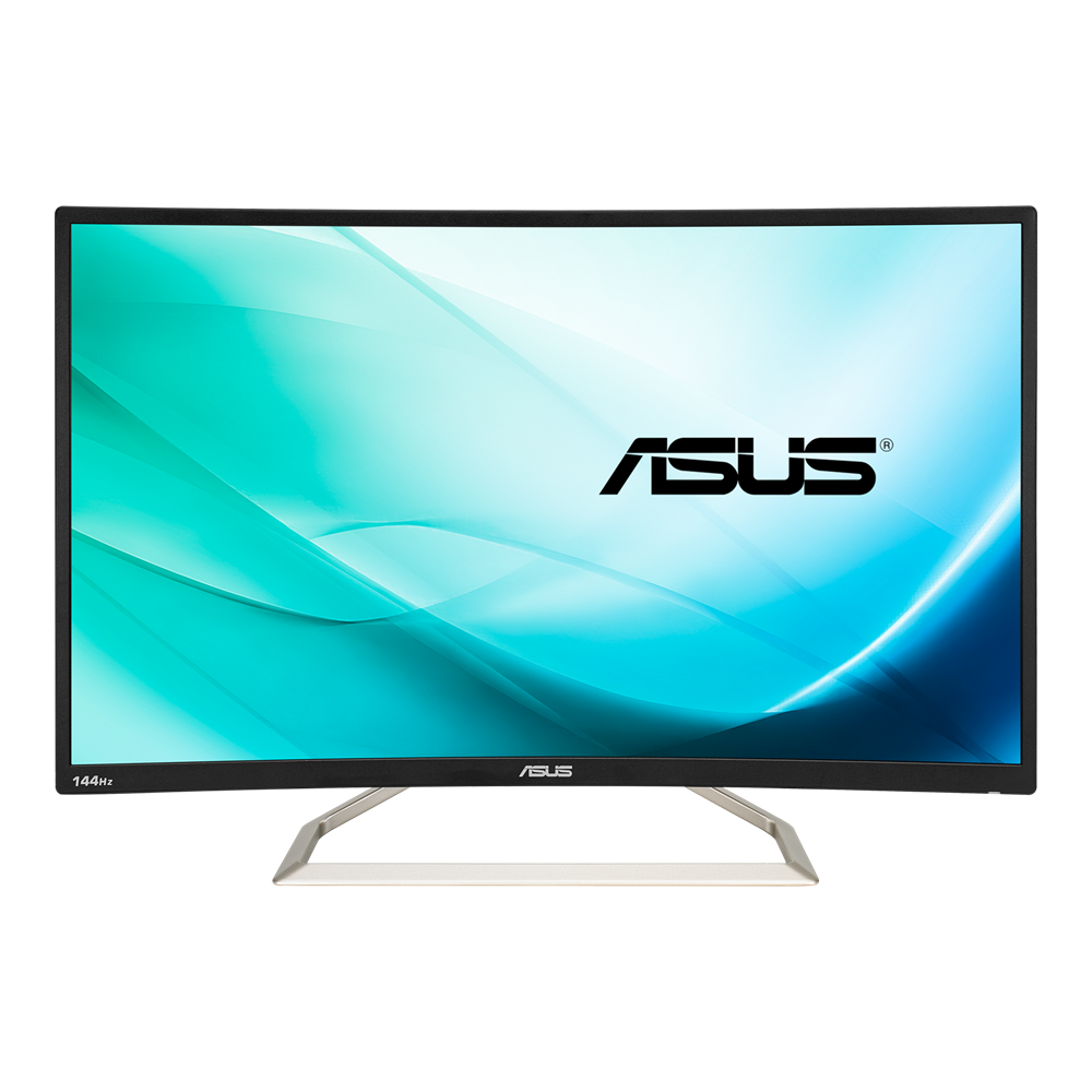 מסך מחשב גיימינג קעור 31.5'' Asus VA326HR FreeSync VA 4ms 144Hz - צבע שחור שלוש שנות אחריות ע
