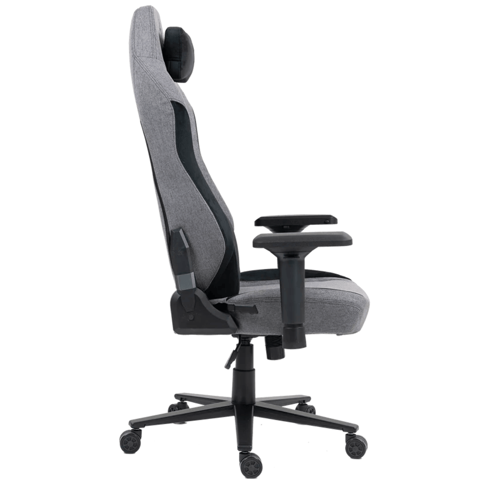 כיסא גיימינג בד Dragon Alpine D.C - צבע אפור ושחור שנה אחריות ע״י היבואן רשמי