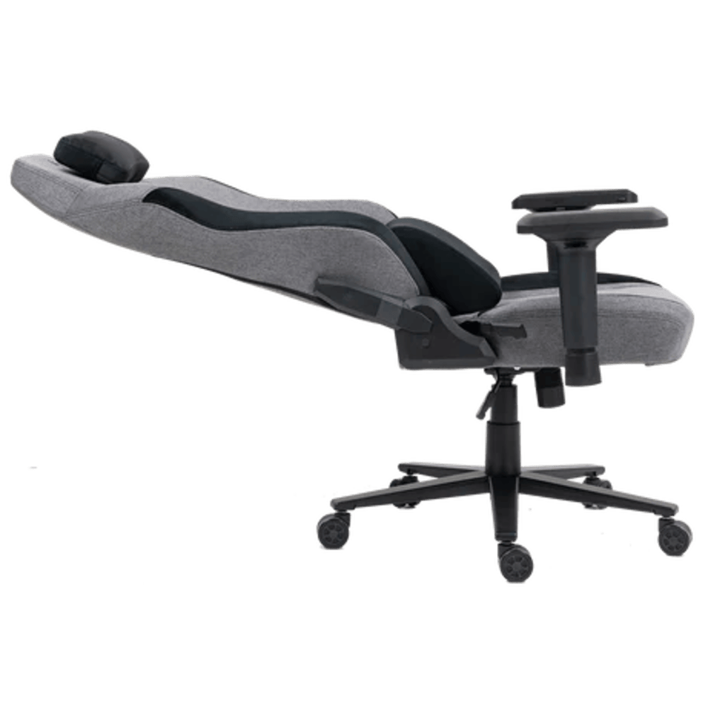 כיסא גיימינג בד Dragon Alpine D.C - צבע אפור ושחור שנה אחריות ע״י היבואן רשמי