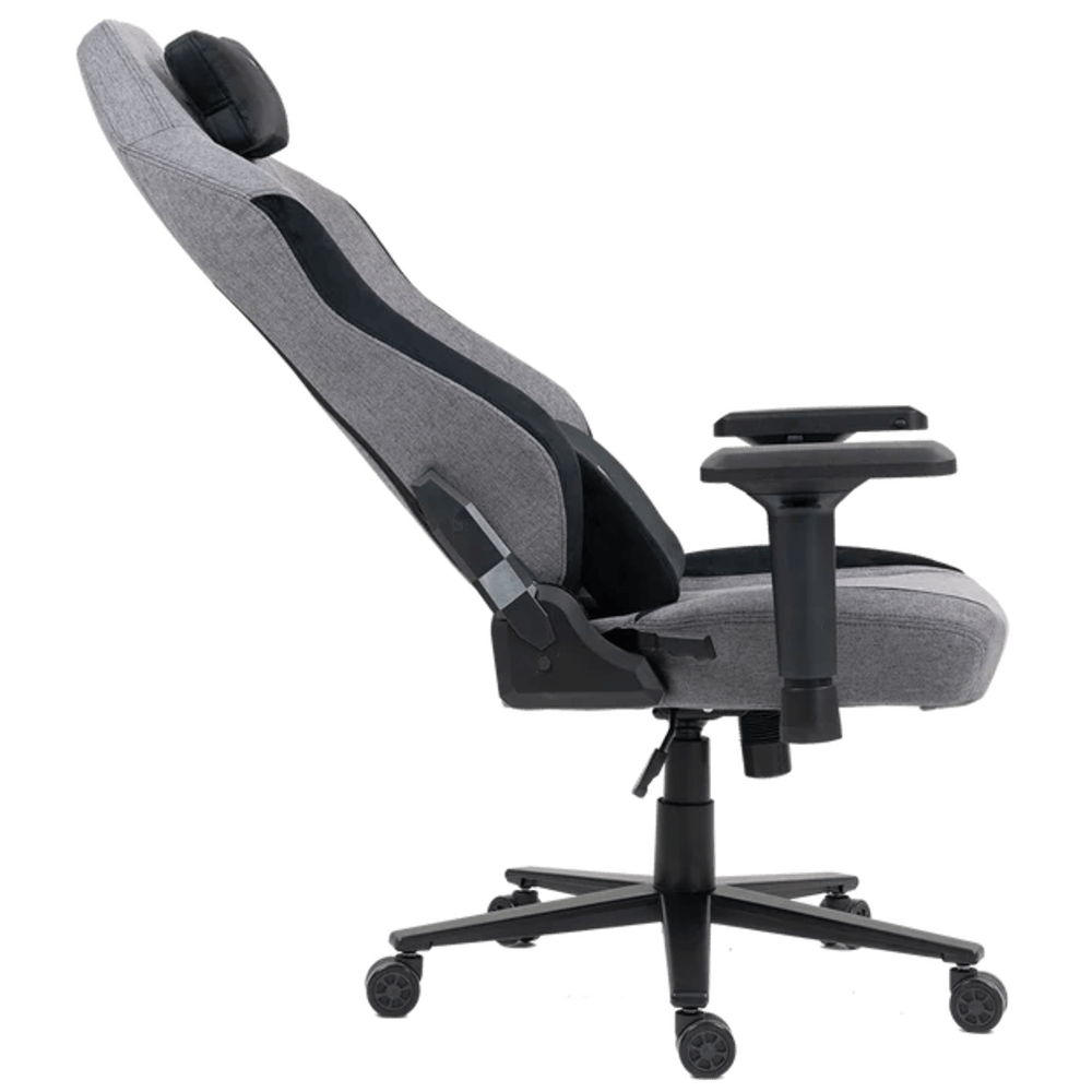 כיסא גיימינג בד Dragon Alpine D.C - צבע אפור ושחור שנה אחריות ע״י היבואן רשמי