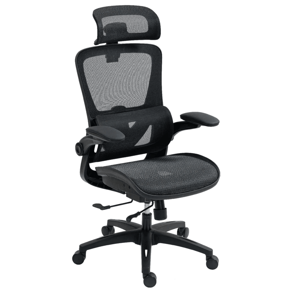 כיסא משרדי Dragon Smart Tech Air 10 - צבע שחור שנה אחריות ע״י היבואן רשמי