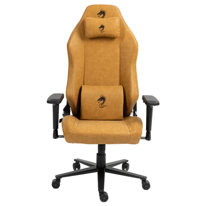 כיסא גיימינג בד Dragon Alpine D.C. FB - צבע Bronze Brown שנה אחריות ע״י היבואן רשמי
