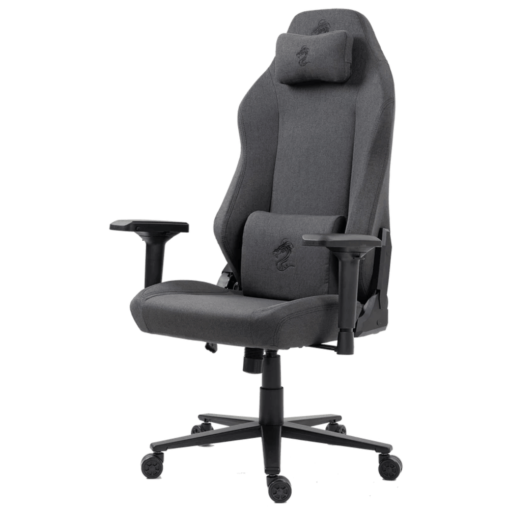 כיסא גיימינג בד Dragon Alpine D.C - צבע Carbon Gray שנה אחריות ע״י היבואן רשמי