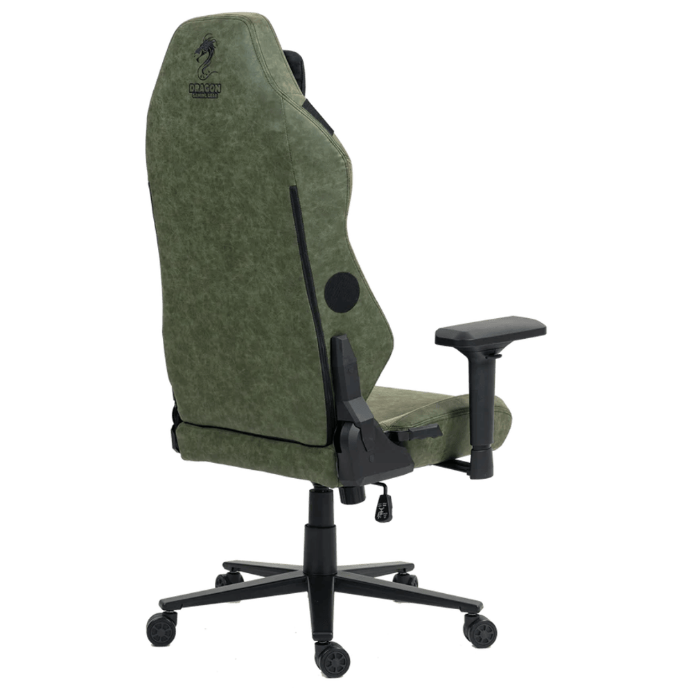 כיסא גיימינג דמוי עור Dragon Alpine D.C - צבע IDF Green שנה אחריות ע״י היבואן רשמי