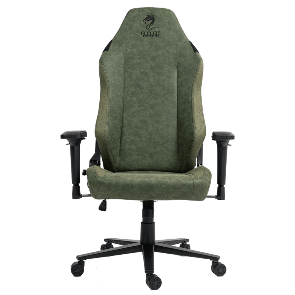 כיסא גיימינג דמוי עור Dragon Alpine D.C - צבע IDF Green שנה אחריות ע״י היבואן רשמי