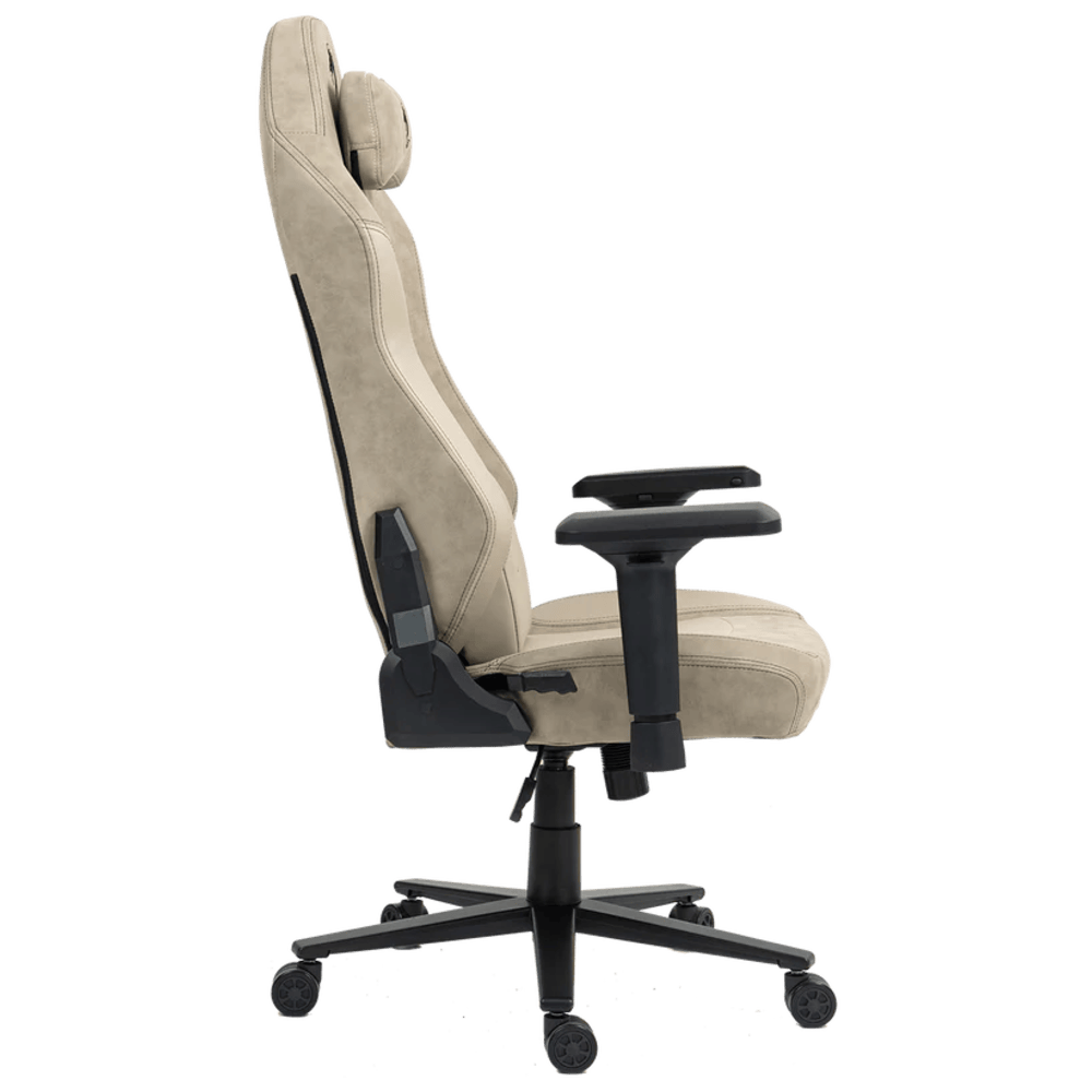 כיסא גיימינג דמוי עור Dragon Alpine D.C - צבע Duble Beige שנה אחריות ע״י היבואן רשמי