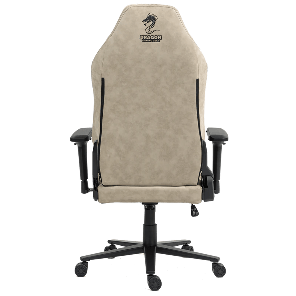 כיסא גיימינג דמוי עור Dragon Alpine D.C - צבע Duble Beige שנה אחריות ע״י היבואן רשמי
