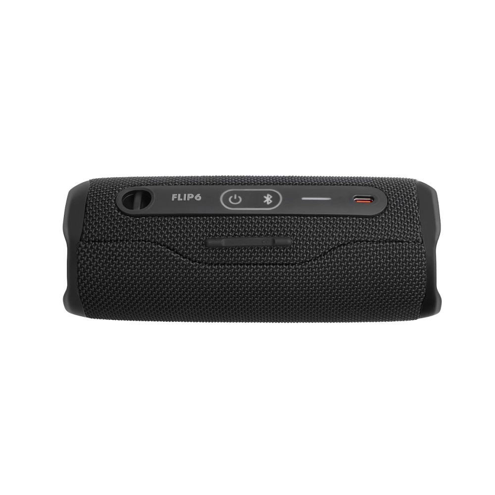 רמקול נייד אלחוטי JBL Flip 6 - צבע שחור שנה אחריות ע