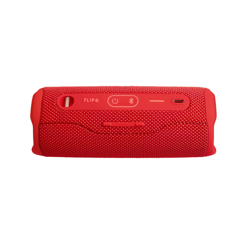 רמקול נייד אלחוטי JBL Flip 6 - צבע אדום שנה אחריות ע