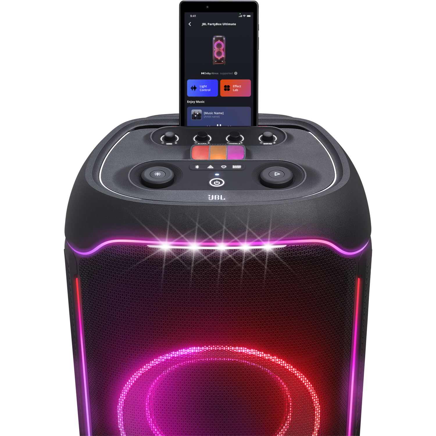 רמקול מסיבות אלחוטי JBL PartyBox Ultimate 1100W - צבע שחור שנה אחריות ע