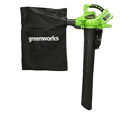 שואב עלים/מפוח 48V(2X24V) Brushless גוף בלבד 99528/3 Greenworks