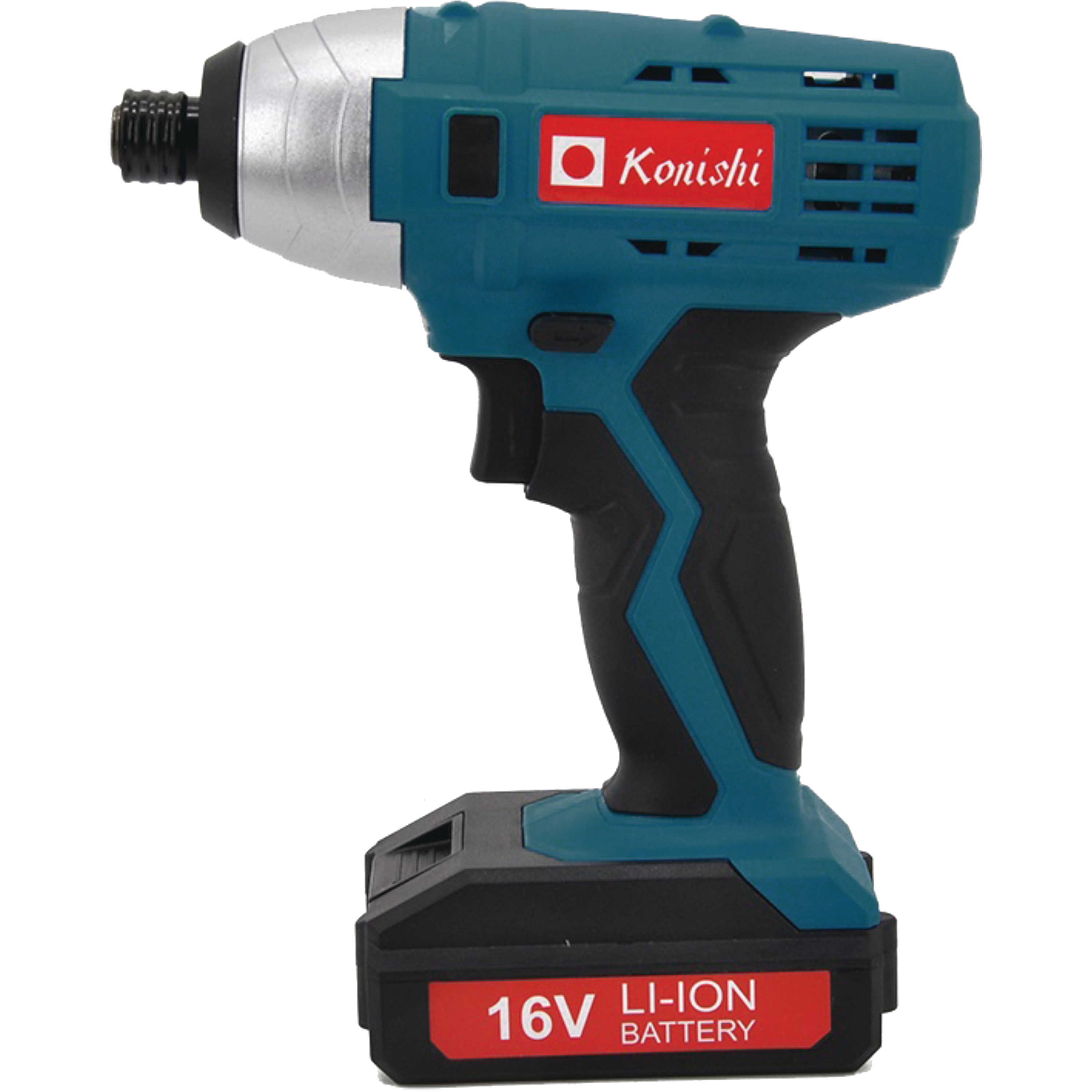 סט 4 כלים: מברגת אימפקט 16V + מברגת גיר 12V + מסור אנכי 400W + מקדחה 13 מ