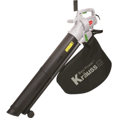 שואב עלים חזק במיוחד 3 ב-1 שואב / נושף / גורס Krauss KR-7110 - אחריות ע"י היבואן הרשמי