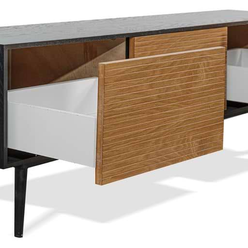 מזנון מעוצב מעץ MDF ורגלי ברזל דגם LEONARDO RJ10 לאונרדו