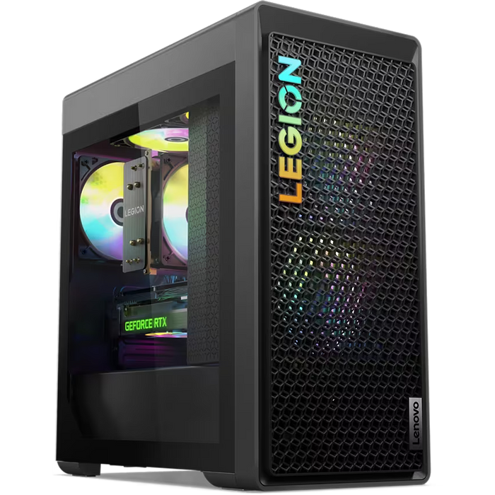 מחשב נייח גיימינג Lenovo Legion T5 26IRB8 90UU00J8YS - Core i7-14700KF 32GB 1TB SSD RTX4070 - צבע אפור שלוש שנות אחריות עי היבואן הרשמי 