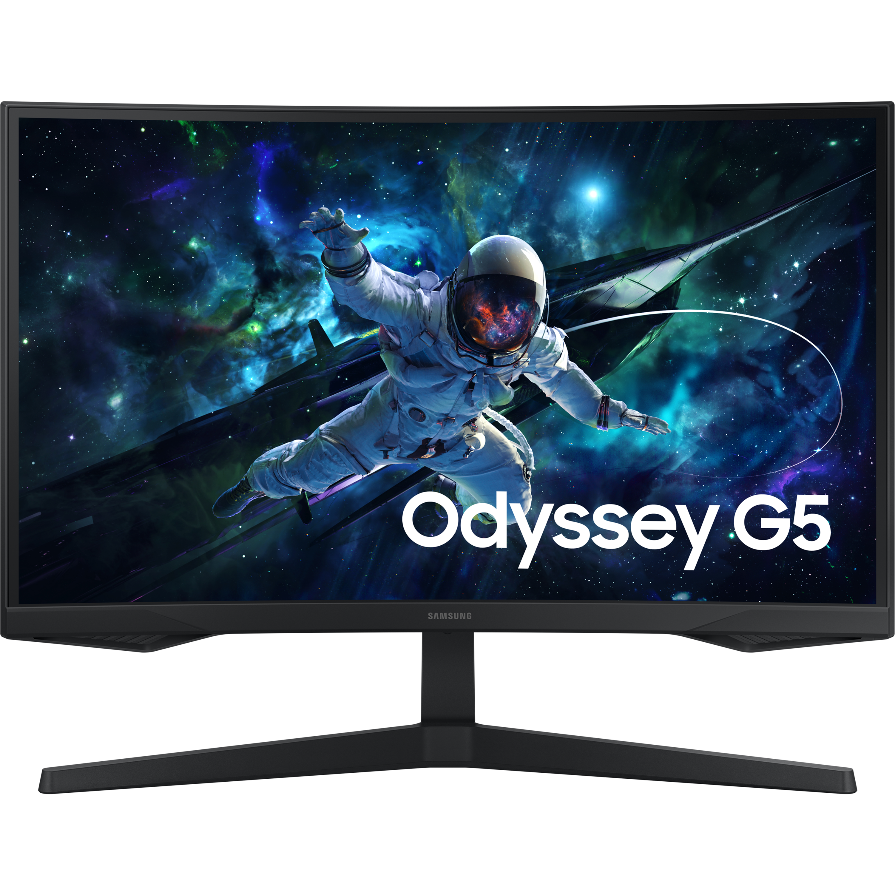 מסך מחשב גיימינג קעור 27'' Samsung Odyssey G5 S27CG552EM QHD VA 165Hz FreeSync 1ms - צבע שחור שלוש שנות אחריות ע