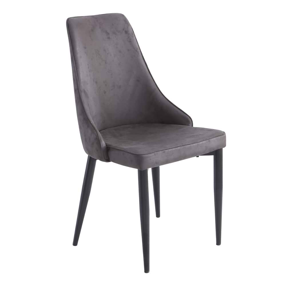 זוג כסאות אוכל ליאן אפור HOME DECOR