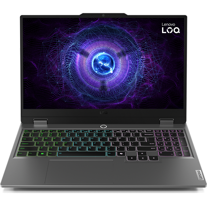 מחשב נייד גיימינג Lenovo LOQ 15IRX9 - 83DV00CDIV - Core i5-13450HX RTX 4060 1TB SSD 16GB RAM Windows 11 - צבע אפור שלוש שנות אחריות עי היבואן הרשמי