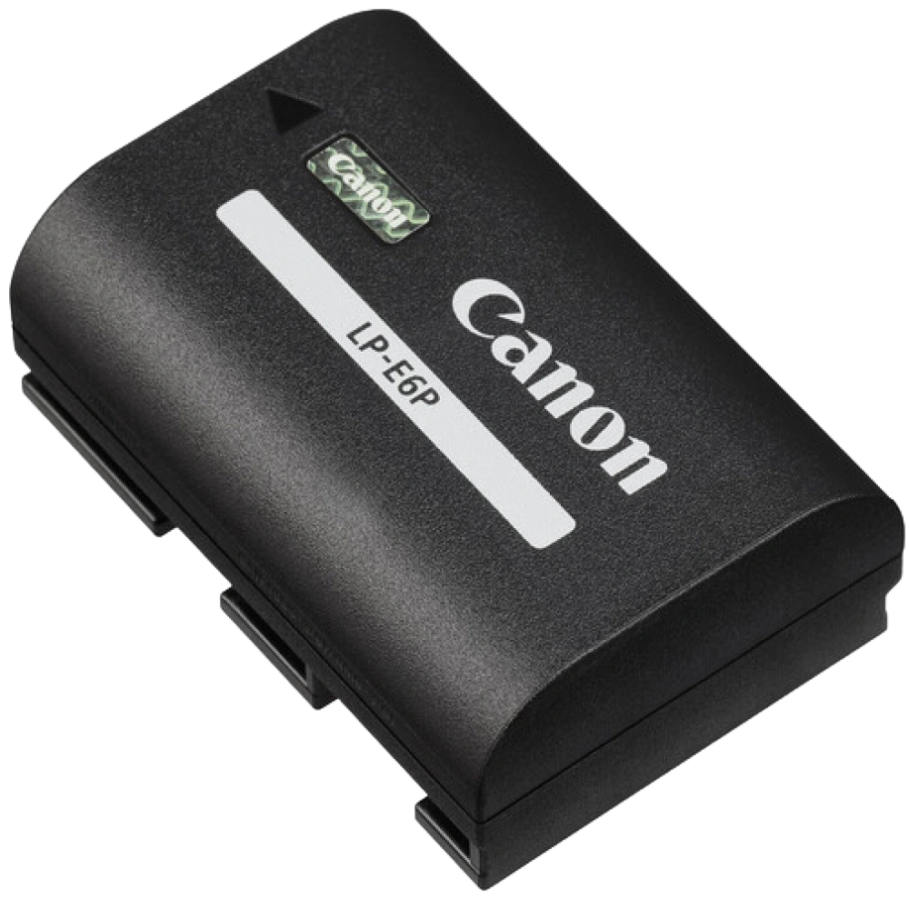 סוללה מקורית נטענת למצלמת Canon LP-E6P Lithium-Ion 2130 mAh - צבע שחור שנה אחריות ע