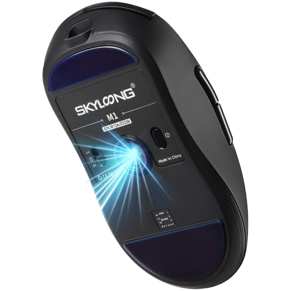 עכבר גיימינג אלחוטי Skyloong M1 - צבע שחור שנתיים אחריות ע