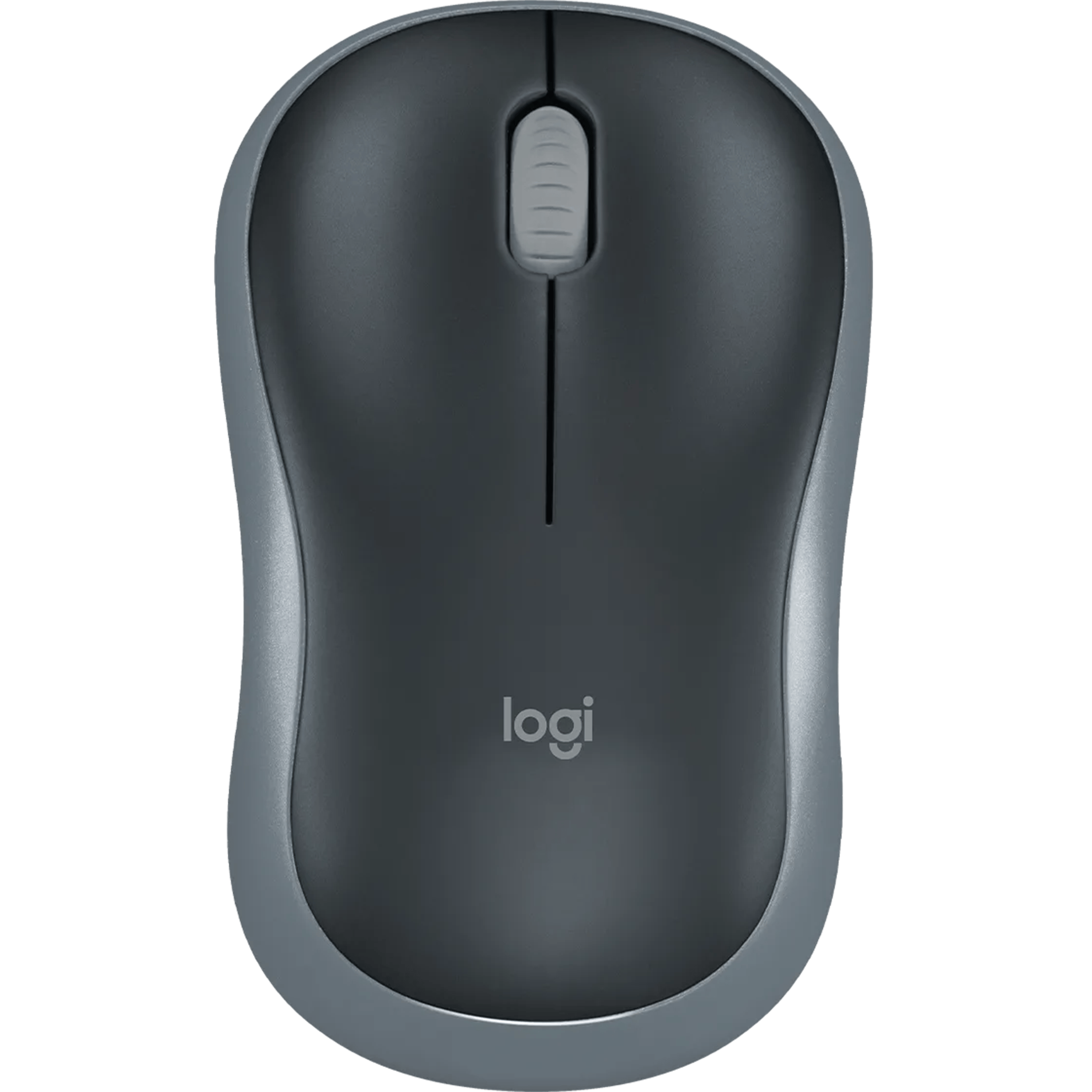 עכבר אלחוטי Logitech M185 - צבע אפור שחור שנתיים אחריות ע