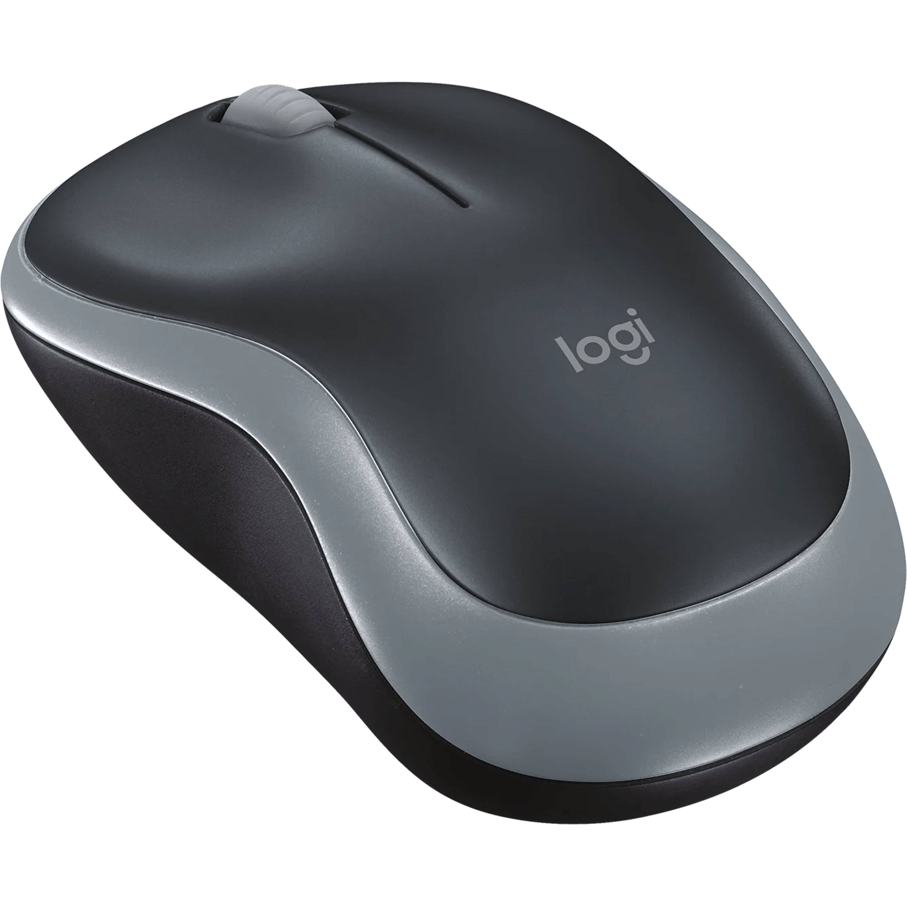 עכבר אלחוטי Logitech M185 - צבע אפור שחור שנתיים אחריות ע