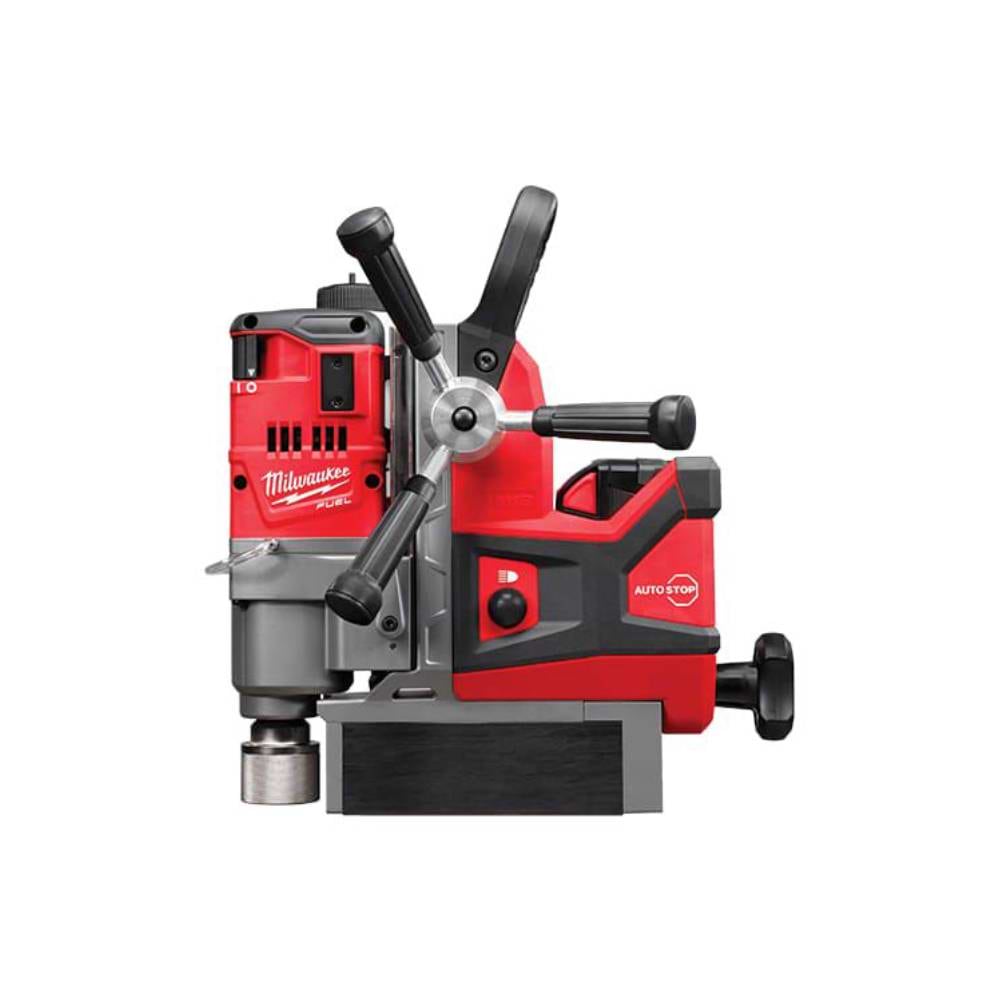 מקדחה מגנטית 18V מילווקי עם מנוע פיול קידוח עד 38 מ