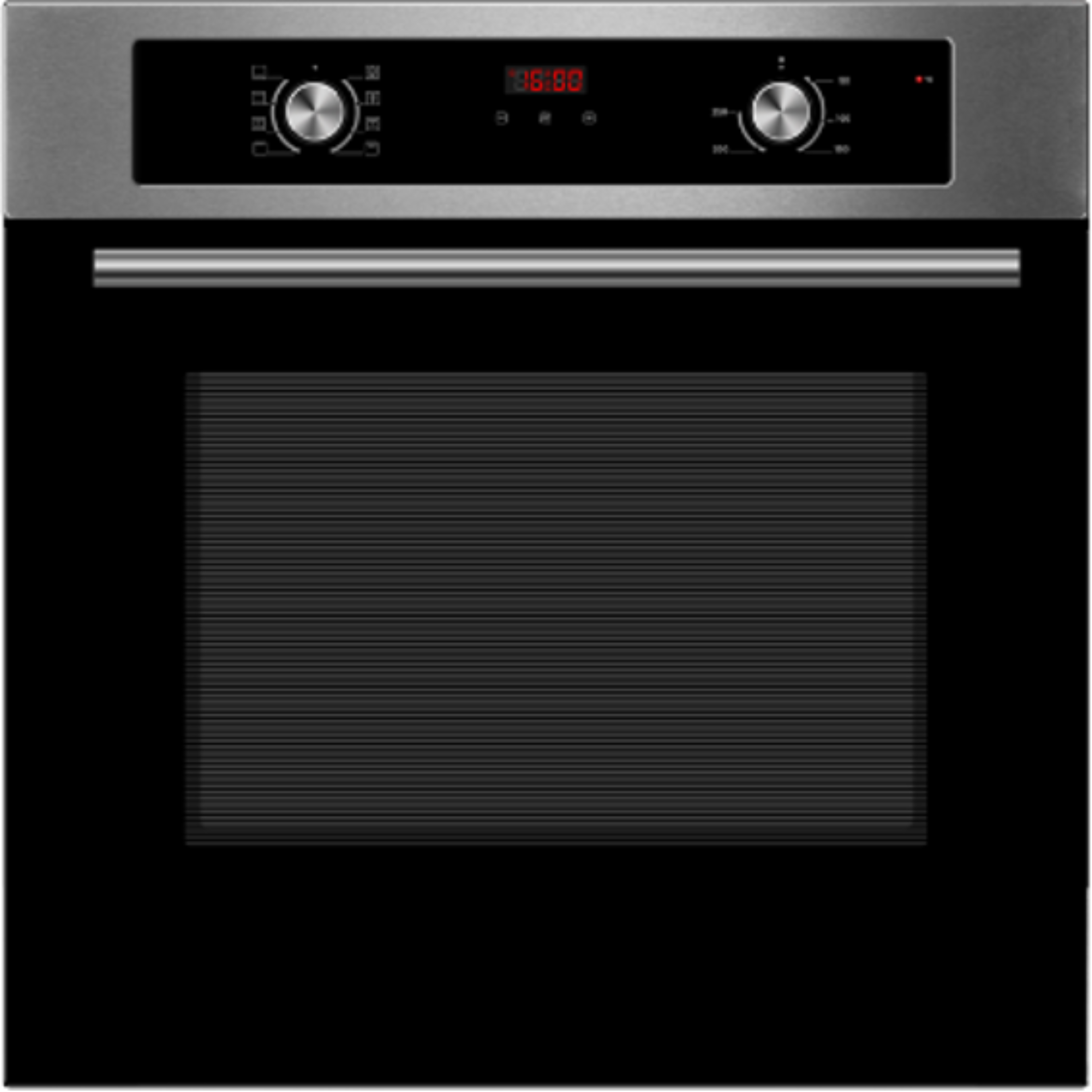 תנור אפייה בנוי 70 ליטר Midea M90D2-SS65/6779 - גימור נירוסטה אחריות ע