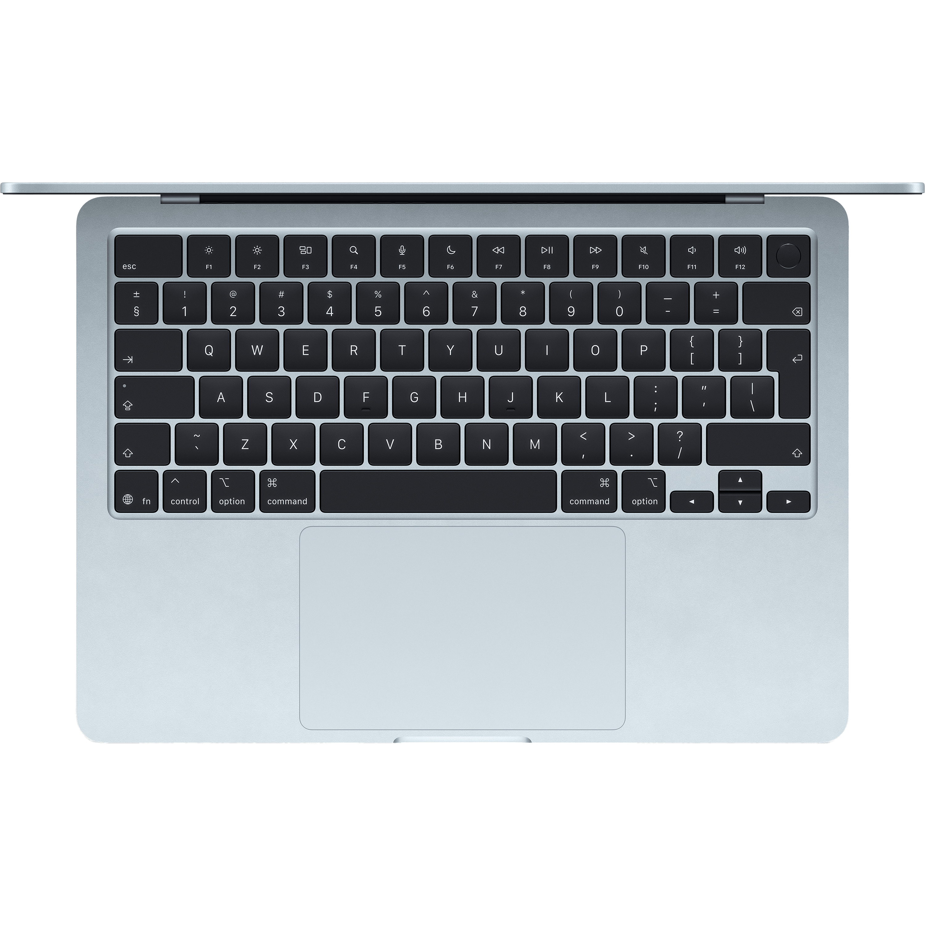מחשב נייד Apple MacBook Air 13 - MC6V4HB/A M4 chip 10‑core CPU and 10‑core GPU 512GB SSD 24GB RAM - צבע כחול שמיים שנה אחריות ע