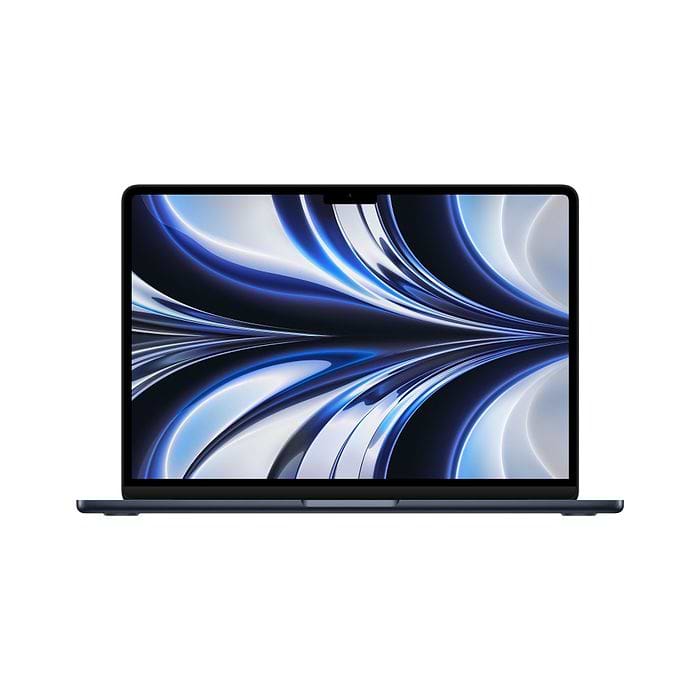 מחשב נייד Apple MacBook Air 13 - MC7X4HB/A - M2 Chip 8-Core CPU 8-Core GPU 256GB SSD 16GB Unified Memory - צבע שחור חצות שנה אחריות עי היבואן הרשמי