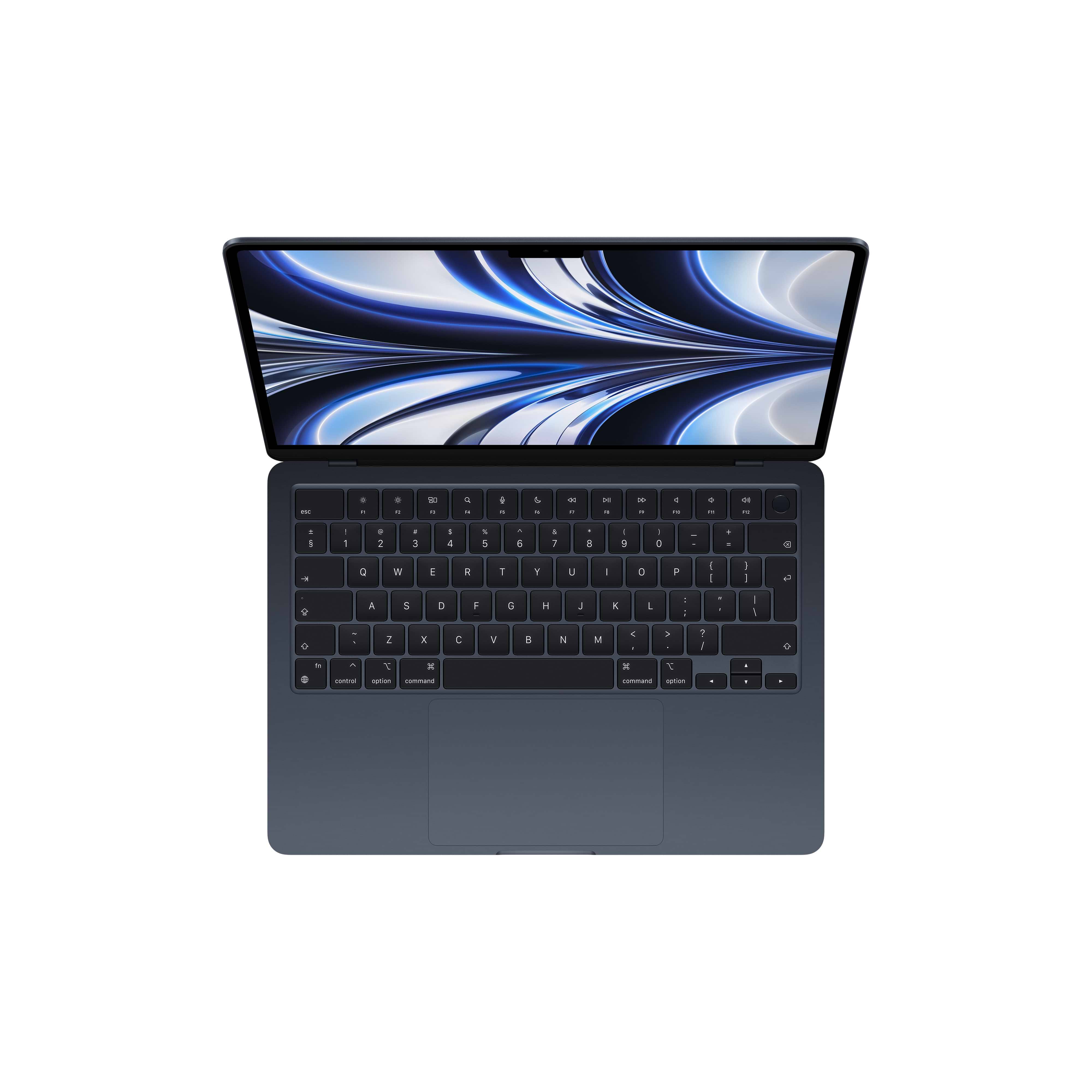 מחשב נייד Apple MacBook Air 13 - MC7X4HB/A - M2 Chip 8-Core CPU 8-Core GPU 256GB SSD 16GB Unified Memory - צבע שחור חצות שנה אחריות ע